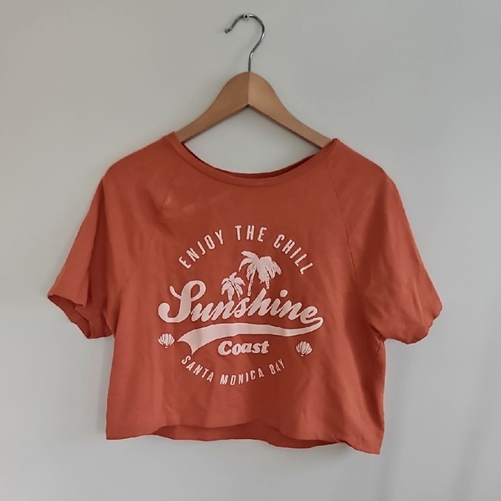Women's Orange Crop Top